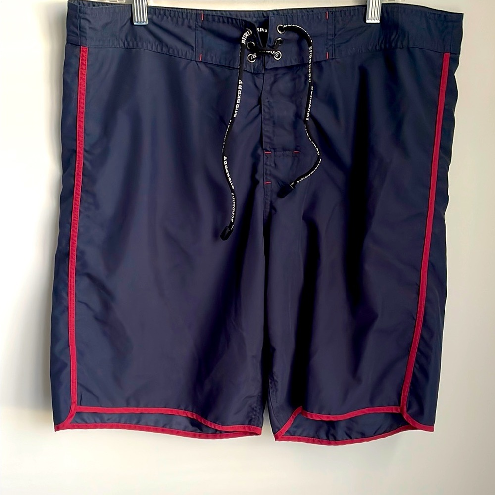 Burberry London Navy Board Shorts Size XL